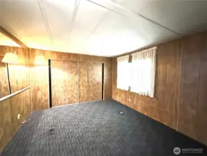 Primary bedroom with all new carpet