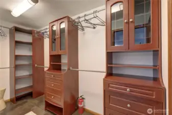 Master bedroom closet