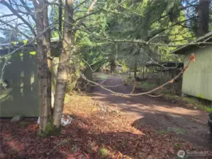 Several outbuildings on the property