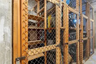 Your own extra space. Storage locker #23 in Storage Room 5.