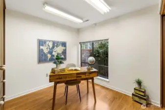 Office in the lower level