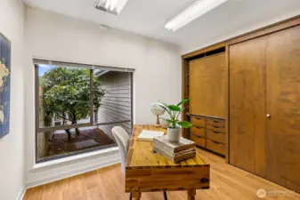 Office in the lower level