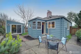 Bonus space in backyard