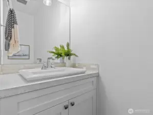 Main floor powder bath