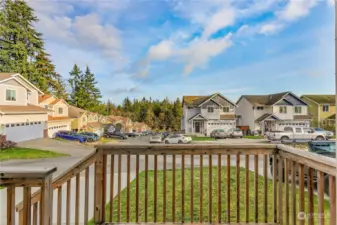 Deck view facing street