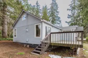 View of home from right side of property