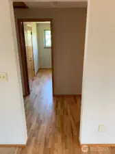 Hall entry point from living room