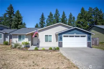 Specious 2 car garage as well as driveway parking
