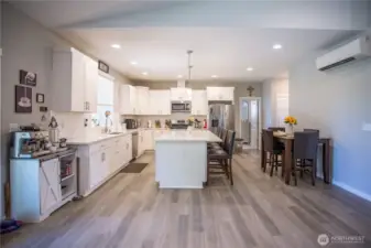 light and bright spacious kitchen
