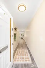 Welcome to your beautifully remodeled Bridgehaven Condo.  Unit #B20 is listed as 2nd floor, but there are no stairs in this unit!  Just follow your fresh paint and new floors down your private entry way