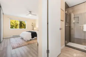 Primary Bedroom and primary bath