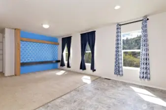 The second large living area-perfect for entertaining