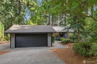 Detached, 2 car garage and an ample driveway provide plenty of space for your vehicles. Handy side storage area can house a boat or RV.