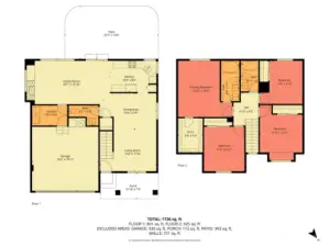 Floor plans with dimensions for your convenience