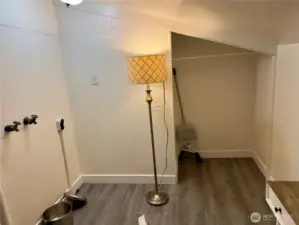 Laundry & flex space.