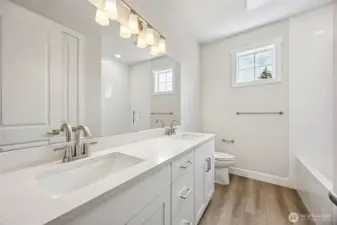 Choose your finishes. Photos are of a different Hastings in the community