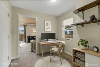 Large Nook/Office Virtually Staged