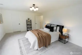 Take advantage of 2nd Primary Bed + 3/4 Bath.