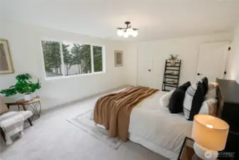 Lots of light and lovely view from 2nd Primary Suite.