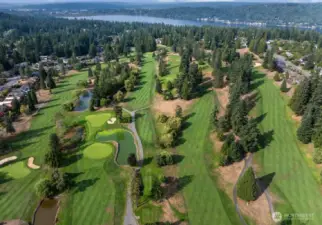 HOA perks include unlimited use of private golf course.