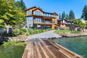 View from iron wood dock