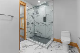 2nd bedroom with ensuite on 2nd floor with dressing mirror, WIC & TV