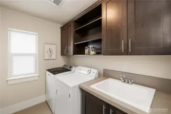 Upstairs utility room