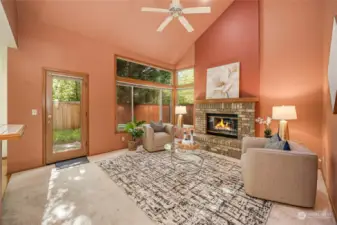Lots of Natural light in Family Room