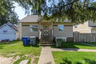 Front of home and main house access