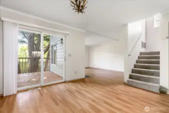 Dining looking to living area