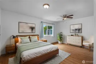 Virtual Staged Bedroom 1