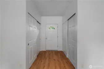 Bedroom 1 closets