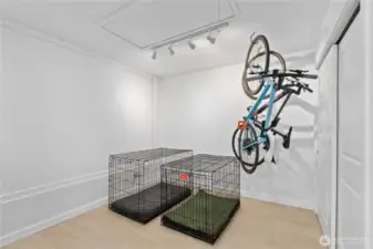 Multi-purpose laundry/storage space