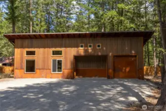 Main house & attached garage