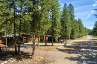 View of property on left looking down Littel RD