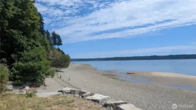 private community beach