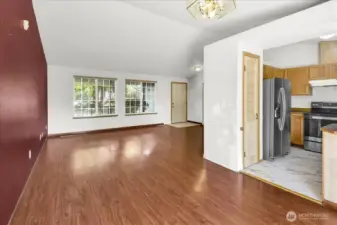 Another view of the open floor plan.