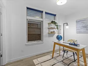 1 of 2 entry level bedrooms