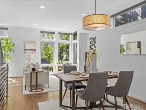 Living and dining