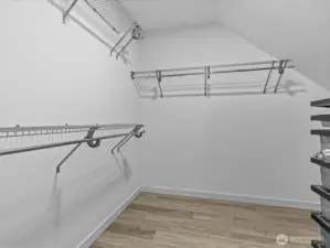 Primary walk in closet