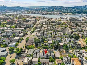 Home located within steps Ballard's downtown corridor, near 24th, Market, Ballard Ave, Locks!
