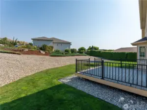 Deck & yard