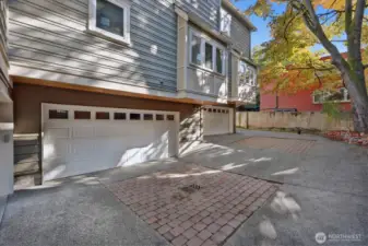 Private 2-car garage with room for storage.  Enters directly into home.