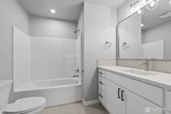 Photographs are for illustrative purposes only. Features, finishes, interior/exterior colors, landscaping and floorplan shown may vary from actual homes built.