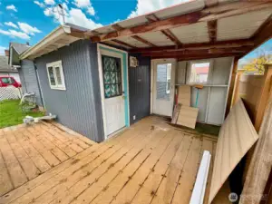 Back Deck with Covered Area