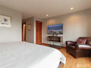 Another view of the primary bedroom
