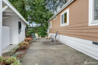 Private patio