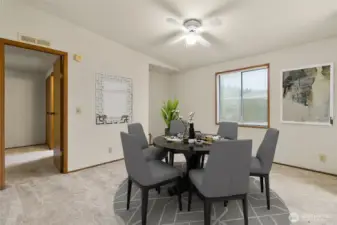 Dining Room-Virtually Staged