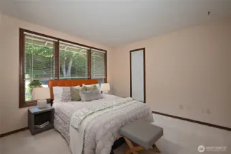 Spacious 2nd bedroom on main floor.