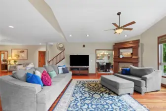 A "real" formal dining room just off the living area